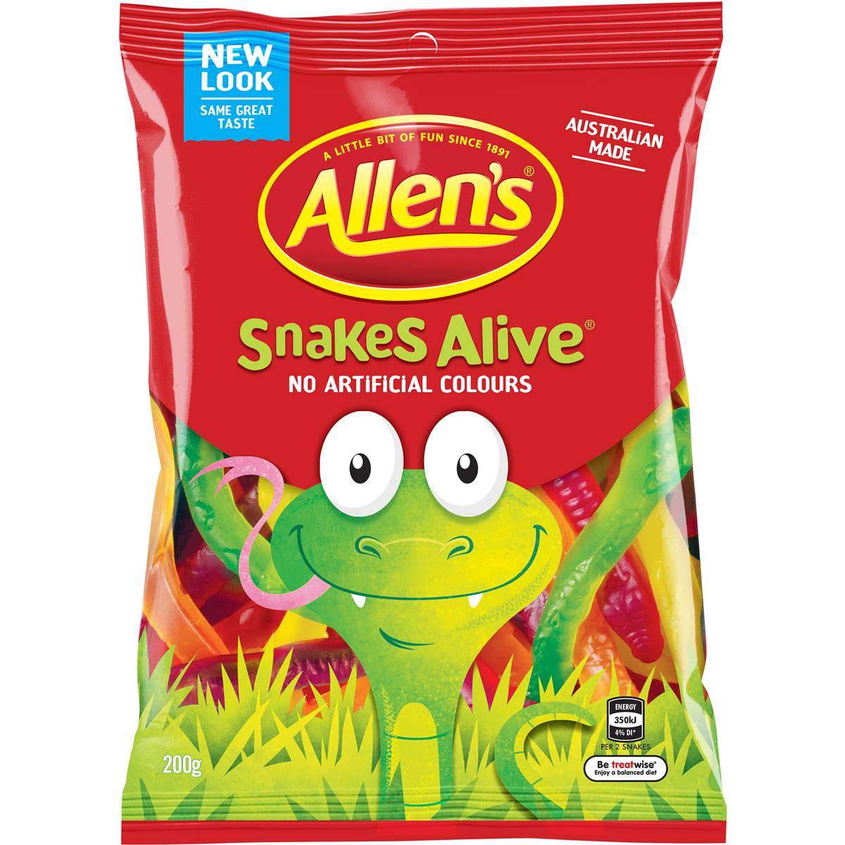 Allen's Snakes Alive - Australian Lollies - Allen's Candy USA