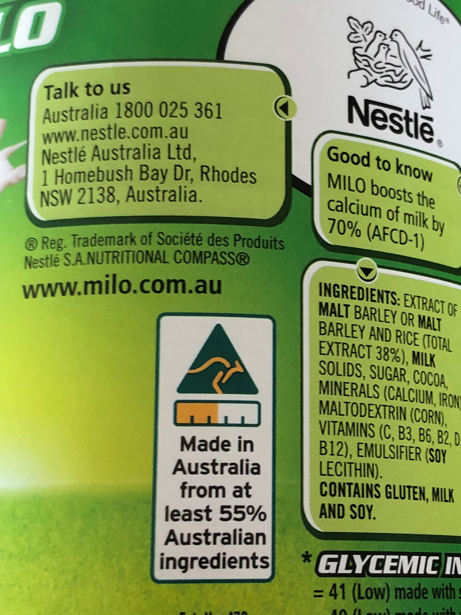 Nestle MILO - Australian MILO - MILO USA – Aussie Food Express
