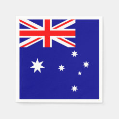 Aussie Flag Napkins - 20 Count