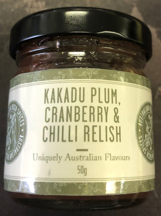 Bush Spices Kakadu Plum, Cranberry & Chilli Relish 50g