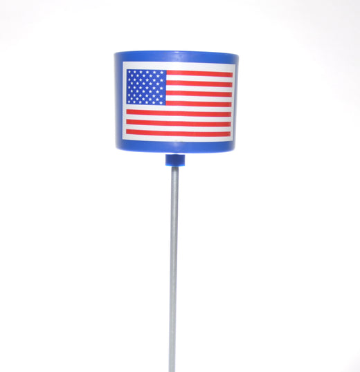 Drink Holder for outside activities - Blue Flag Cup holder