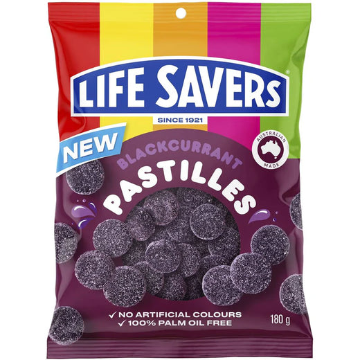 Nestle Life Savers Blackcurrant Pastilles 180g