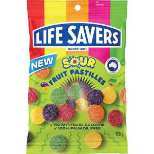 Nestle Life Savers SOUR Fruit Pastilles 170g