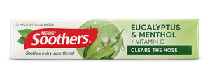 Nestle Soothers Eucalyptus-Menthol 10 Count