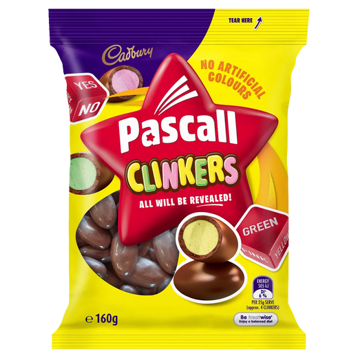 Cadbury Pascall CLINKERS 160g