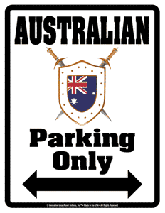 Australian Parking Sign